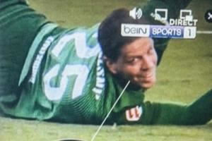 😅绷不住了？这是巴萨丢第4球时什琴斯尼的表情