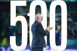里程碑，意甲官方祝贺皮奥利意甲执教500场