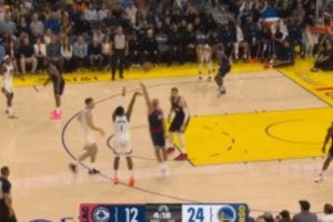 真是进化了!库明加外线三分直接迎射巴图姆