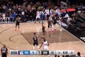 太可惜!埃奇库姆中路起飞滑翔 战斧隔扣克拉克斯顿未果